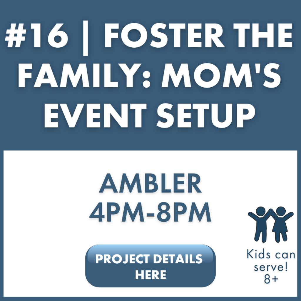 #16 Foster the Family