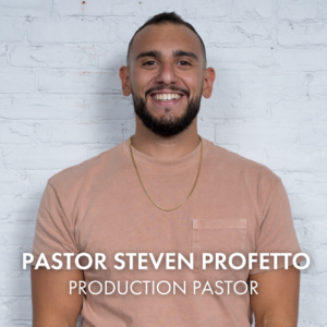 Pastor Steven Profetto, Production Pastor at Victory Church in Audubon, Pennsylvania